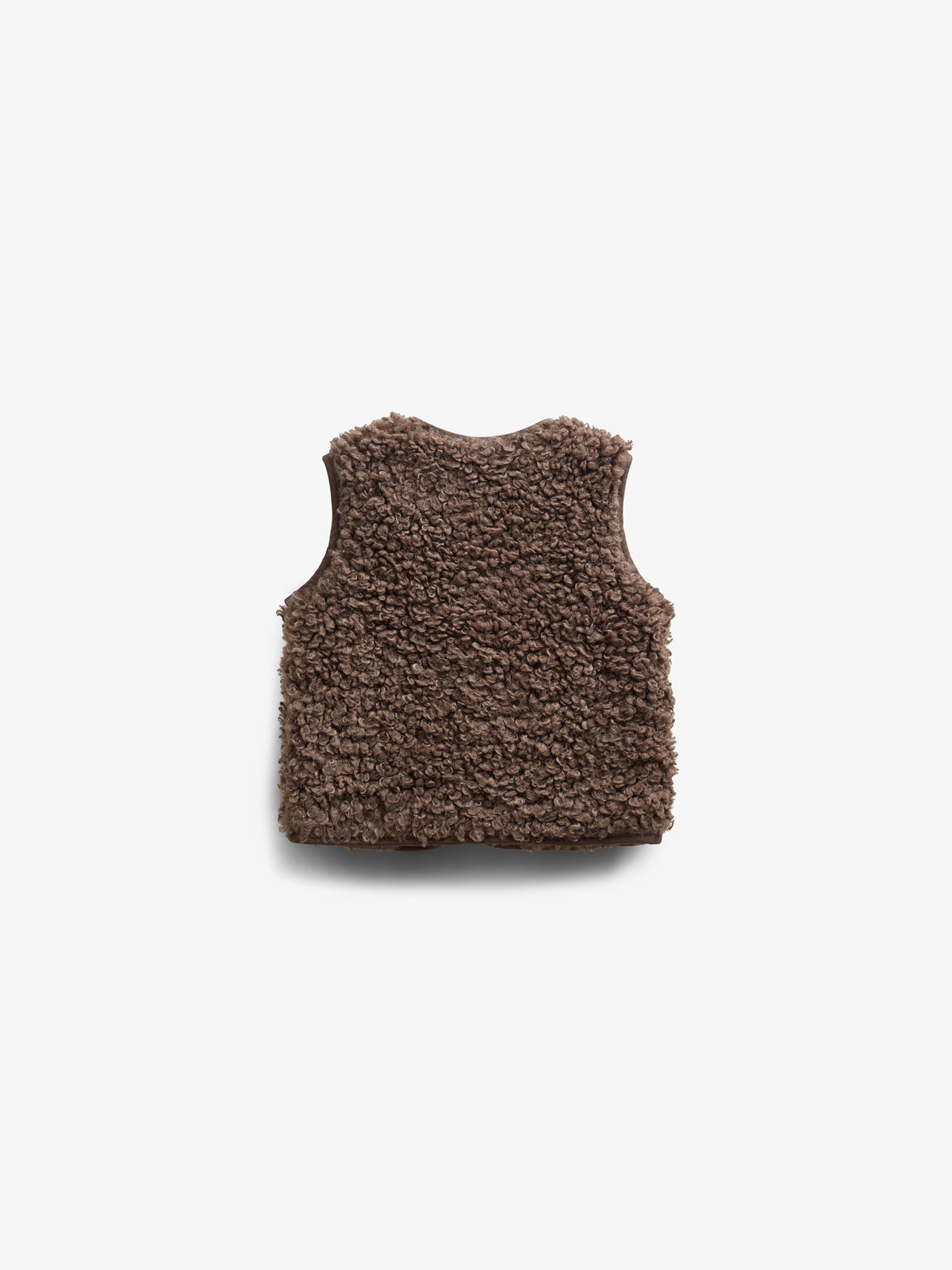 Kunstpelz-Weste - Tween - Chocolate | 100553 Ellie