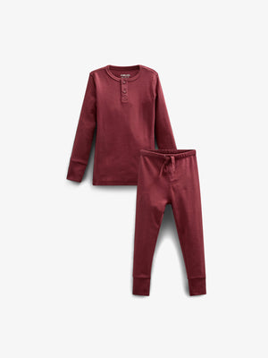 Jersey-Pyjama - Kids - Burgundy | 100554 Bangkok