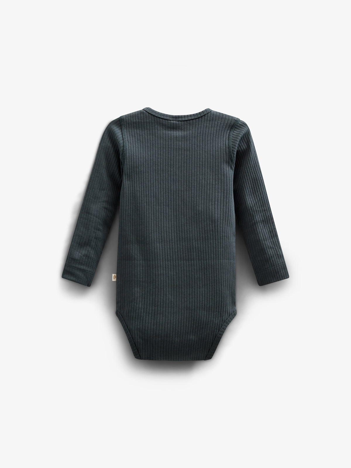 Langärmeliger Baumwoll-Ripp-Body - Kids - Forest Green | 100560 Manson