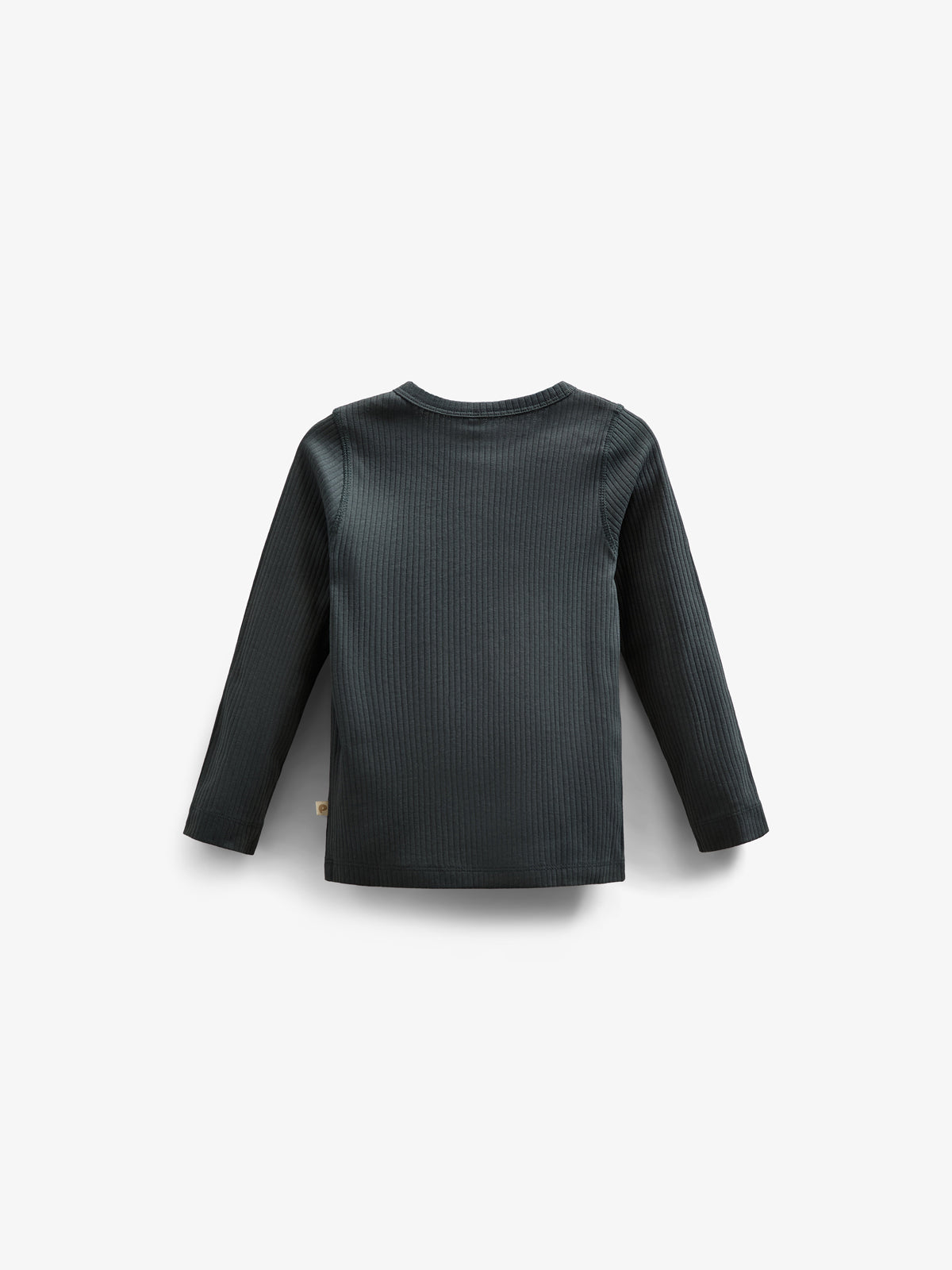 Langärmeliges T-Shirt aus Baumwollripp - Kids - Forest Green | 100566 Manson