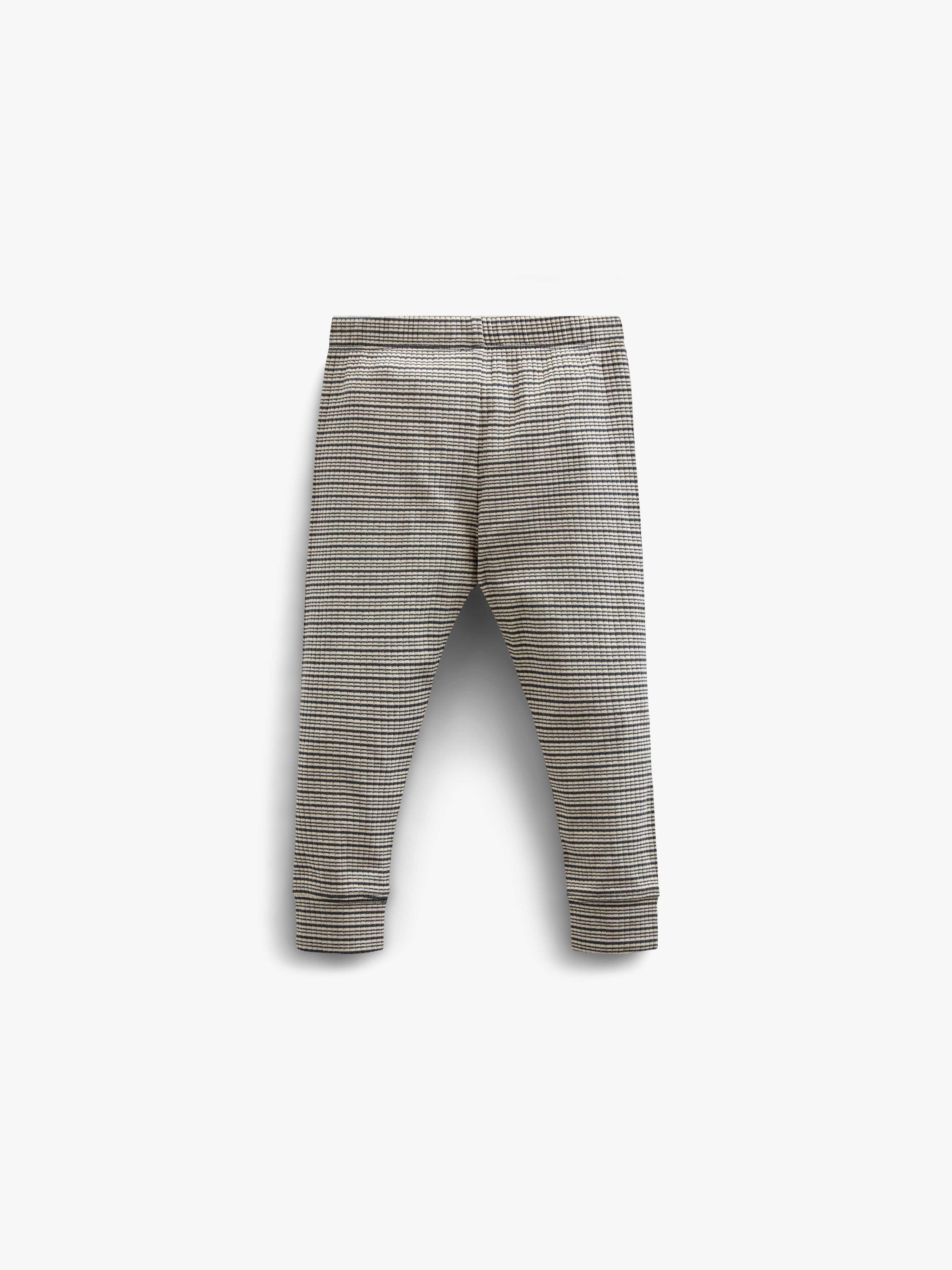 Baumwoll-Ripphose - Kids - Forest Green Stripe | 100570 Manson