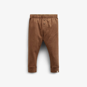 Baumwoll-Ripphose - Kids - Coffee | 100573 Manson