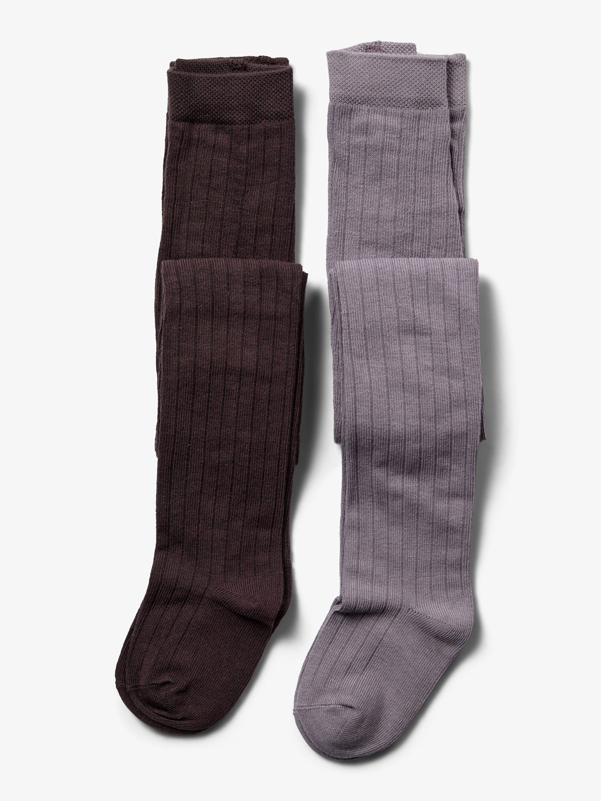 Strumpfhose 2er-Pack - Little - Dusty Purple/Dark Purple