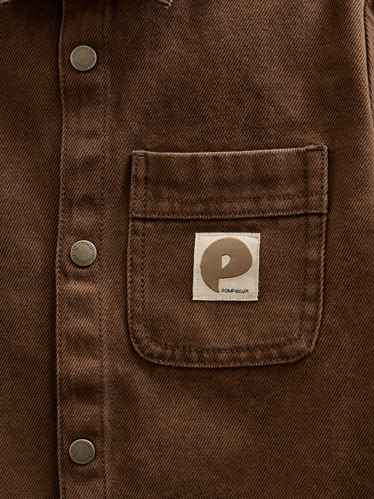 Twill-Über Hemd - Kids - Chocolate | 100610 Carter