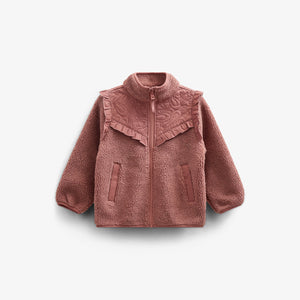 Teddyjacke mit Reißverschluss und Rüschen - Kids - Old Rose | 100636 Madison