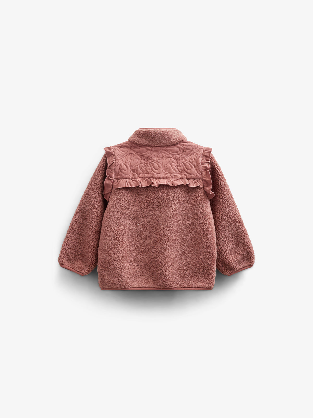 Teddyjacke mit Reißverschluss und Rüschen - Tween - Old Rose | 100637 Madison