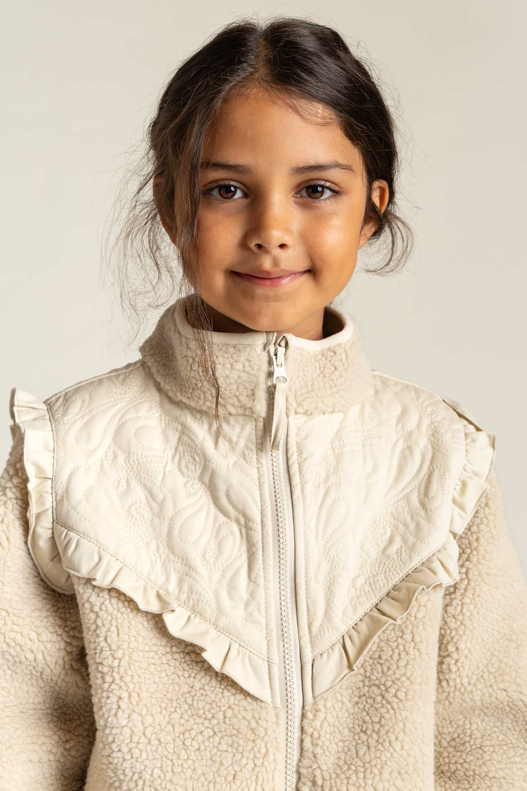 Teddyjacke mit Reißverschluss und Rüschen - Tween - Nature | 100639 Madison