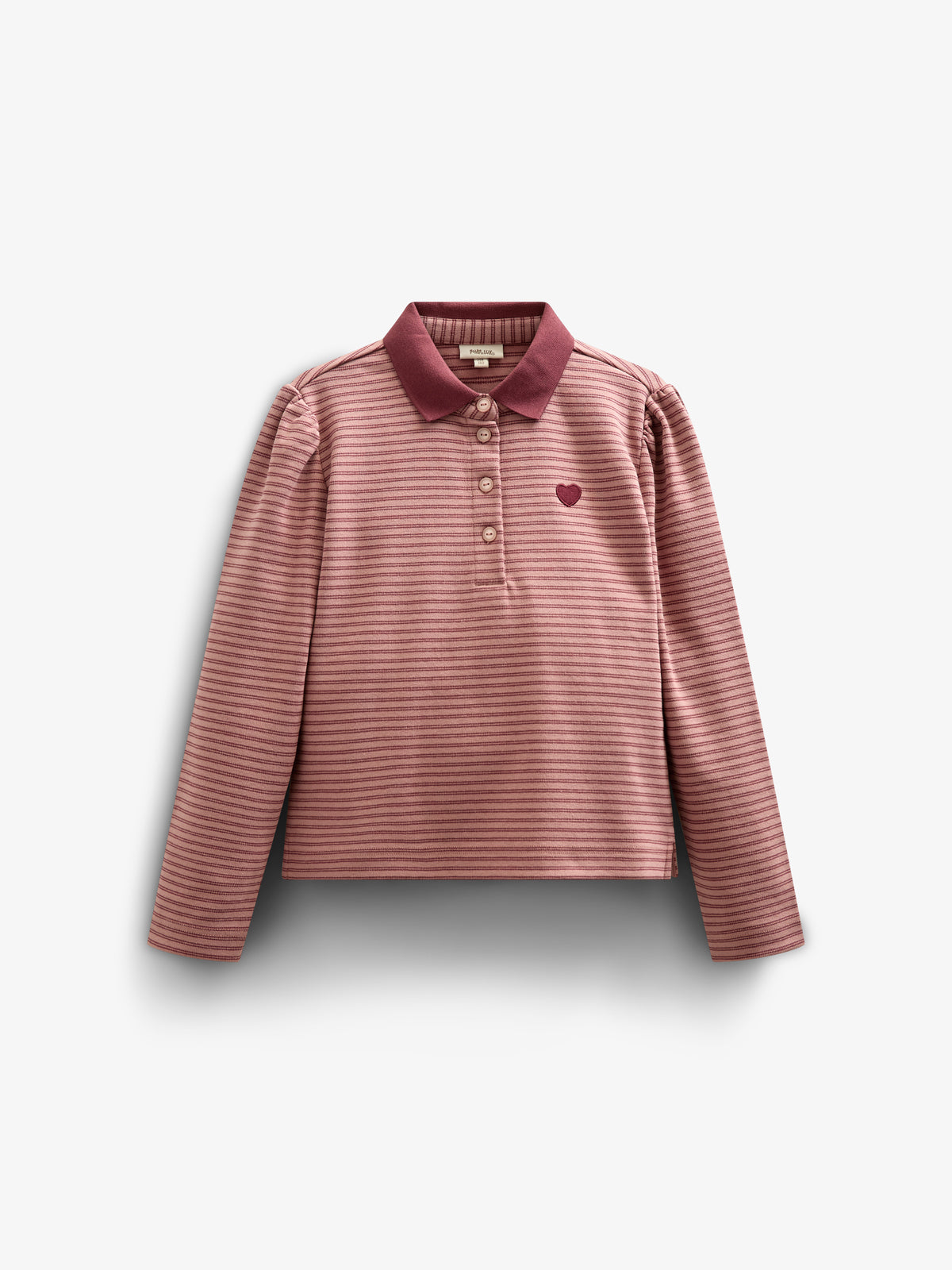 Gestreiftes Poloshirt - Tween - Rose Stripe | 100646 Elise