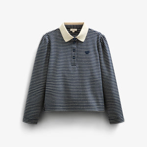 Gestreiftes Poloshirt - Tween - Navy Stripe | 100647 Elise