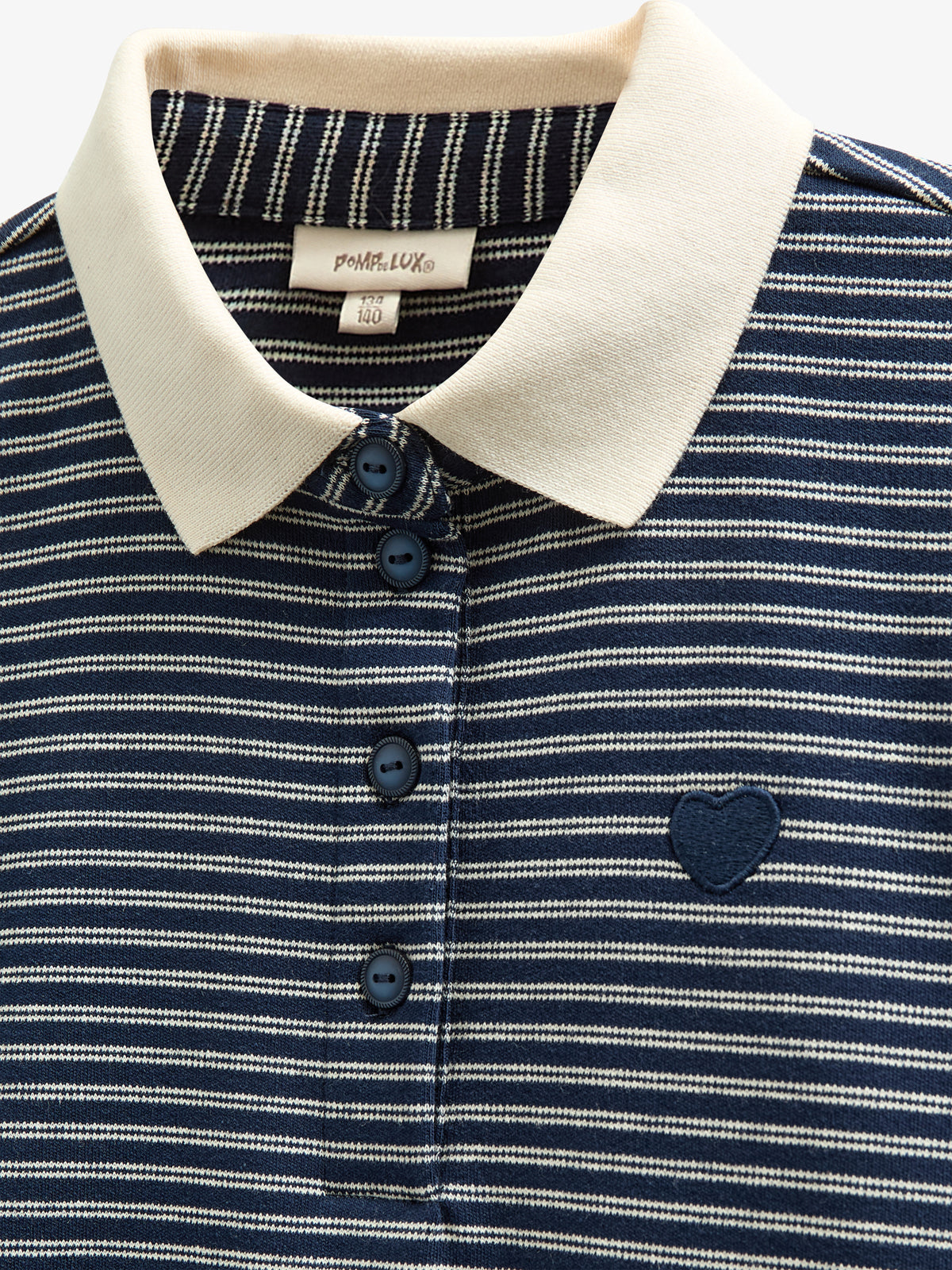 Gestreiftes Poloshirt - Tween - Navy Stripe | 100647 Elise