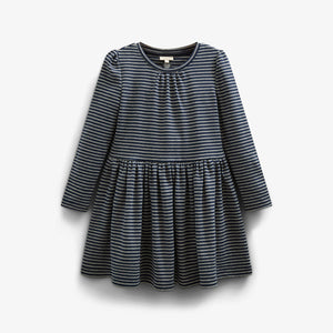 Gestreiftes Jersey-Kleid - Kids - Navy Stripe | 100652 Elise