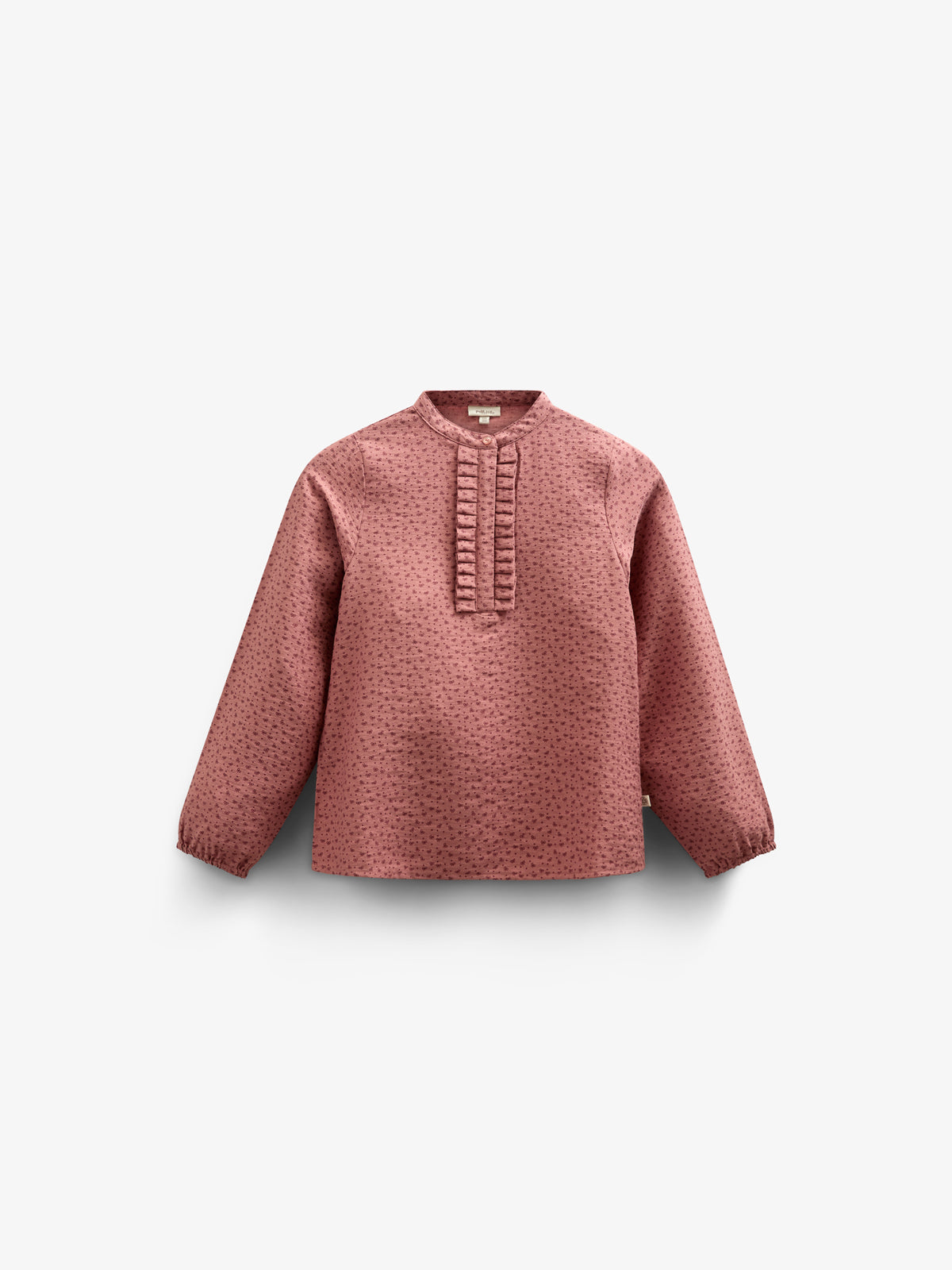 Bedruckte Hemdbluse aus Krepp-Viskose - Tween - Rose | 100657 Ana