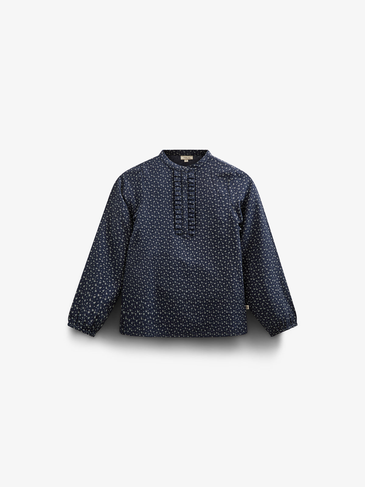 Bedruckte Hemdbluse aus Krepp-Viskose - Tween - Navy | 100658 Ana