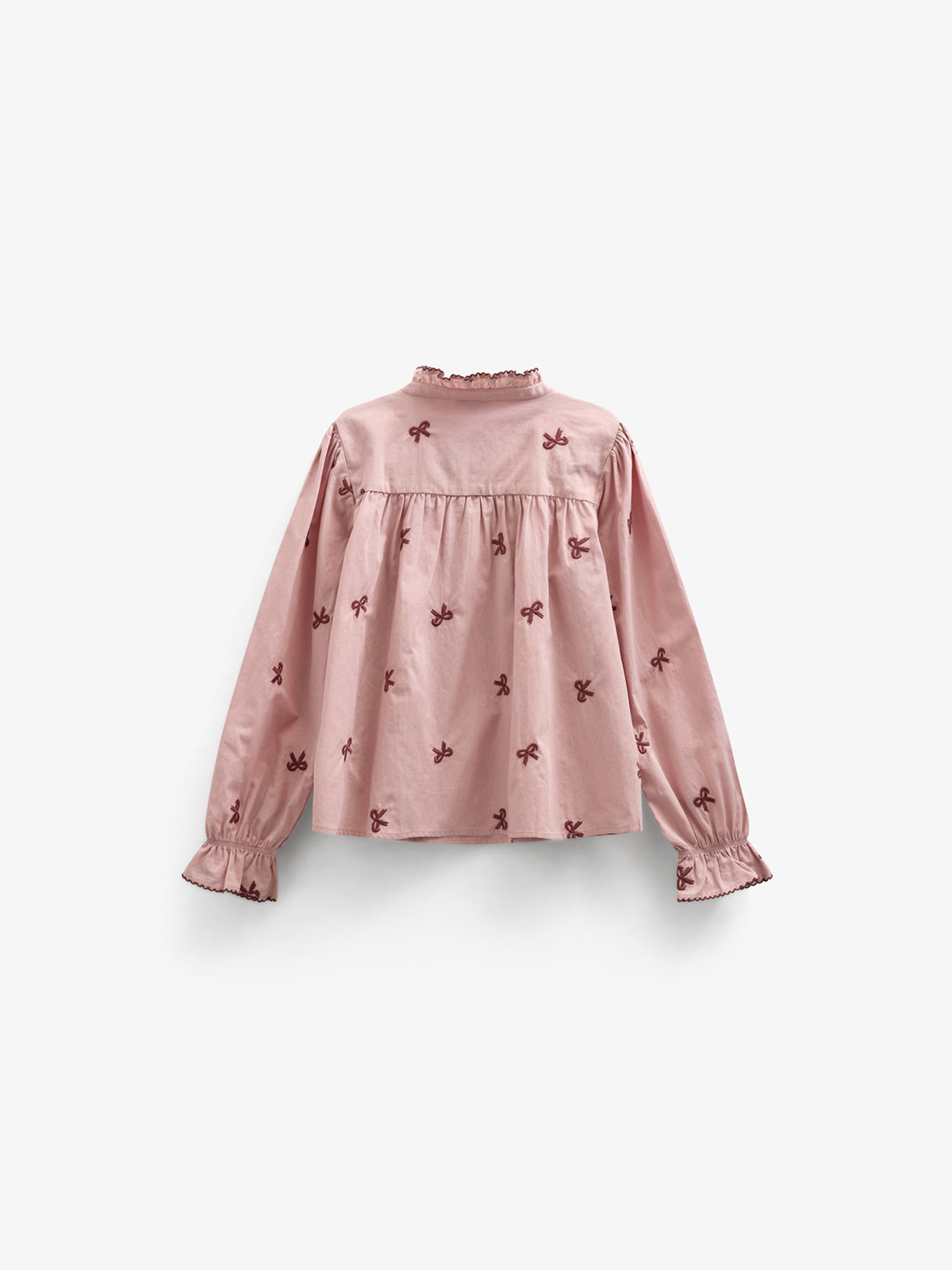 Popeline-Bluse mit Stickerei - Tween - Rose | 100678 Adison