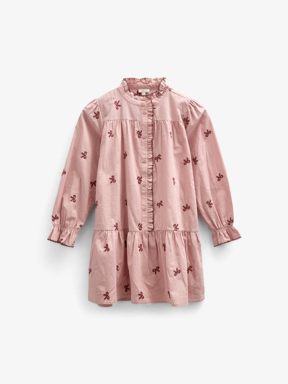 Popeline-Kleid mit Stickerei - Tween - Rose | 100682 Adison
