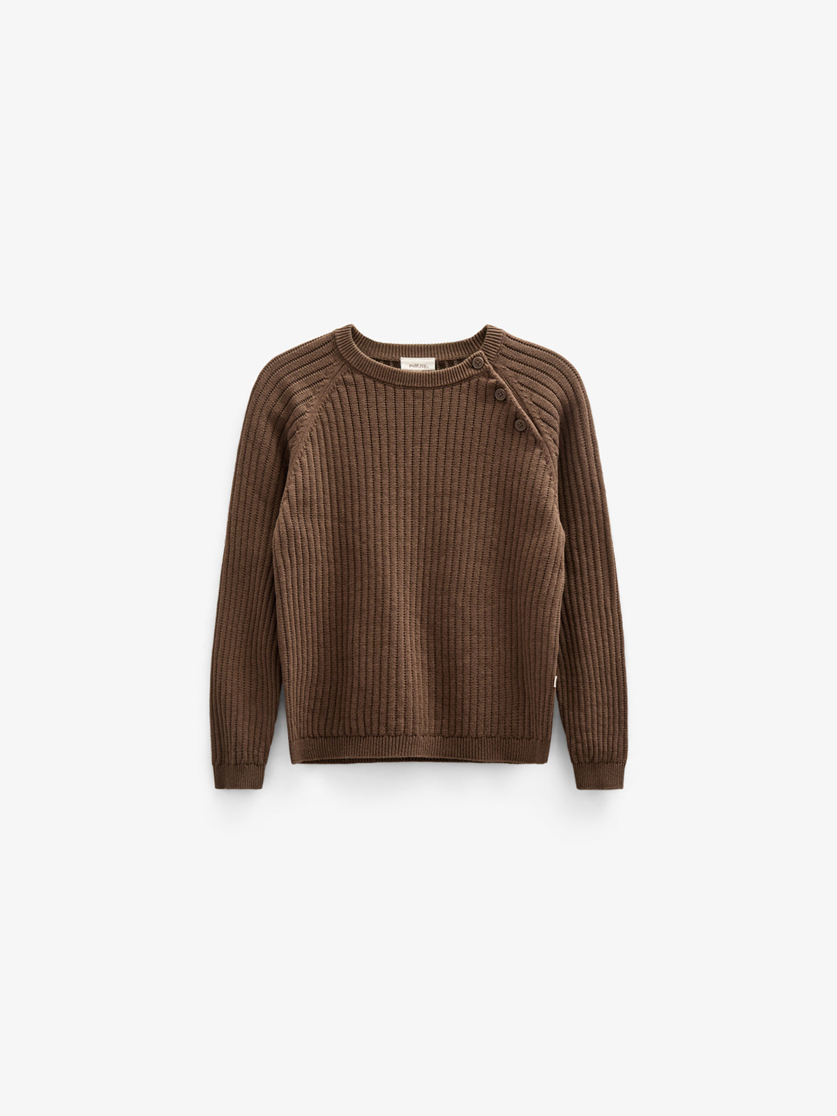 Baumwollstrickpullover - Tween - Coffee | 100692 Jett