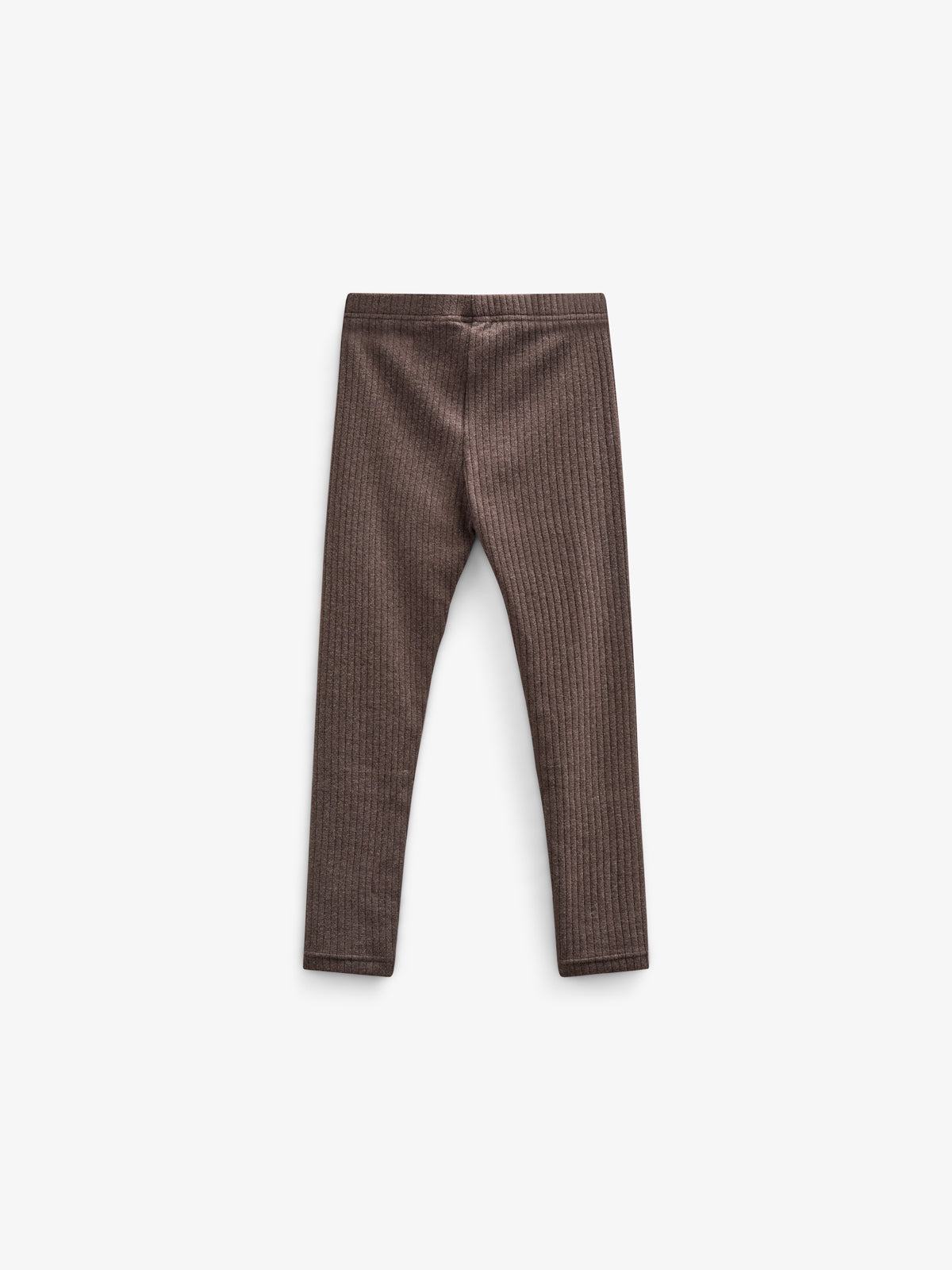 Weiche Ripp-Leggings - Kids - Chocolate Melange | 100697 Alana