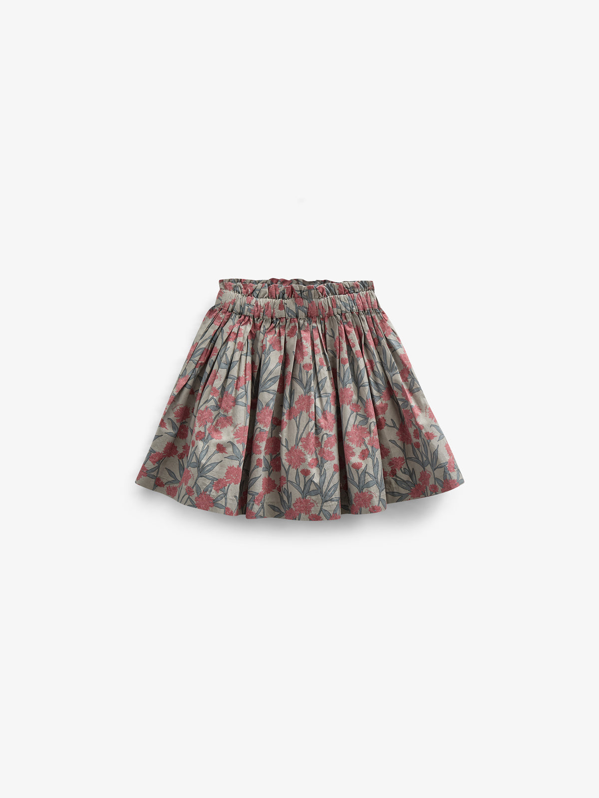 Bedruckter Popeline-Rock aus Baumwolle - Tween - Rose / Green | 100718 Amy