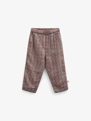 Bedruckte Doppelgaze-Hose - Kids - Rose / Green | 100734 Maggie