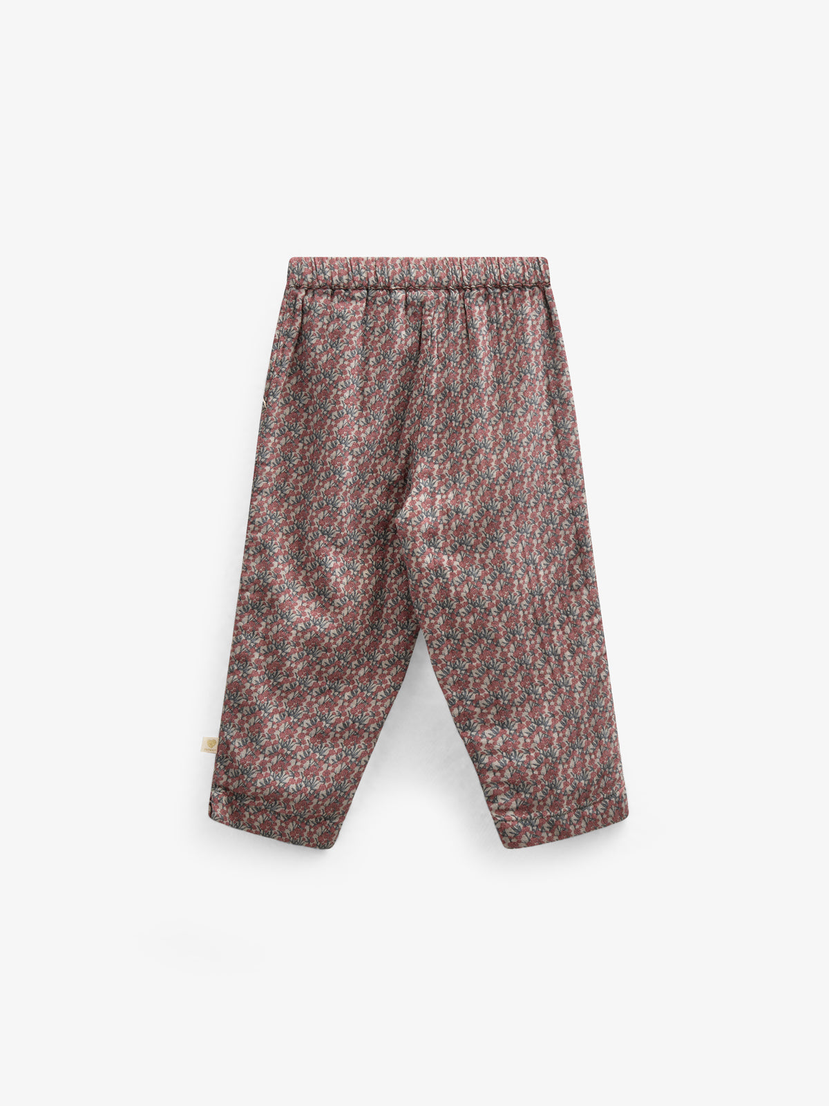 Bedruckte Doppelgaze-Hose - Kids - Rose / Green | 100734 Maggie