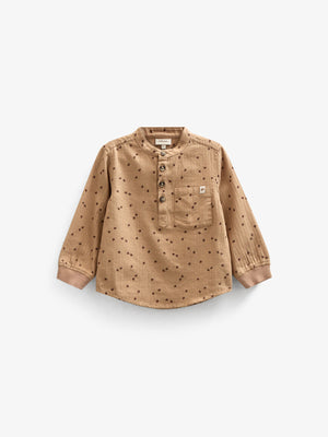 Hemd aus Baumwolle mit Druck - Kids - Light Brown | 100760 Edward