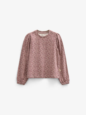 Bedruckte Jersey-Bluse - Tween - Vintage Red | 100771 Ada