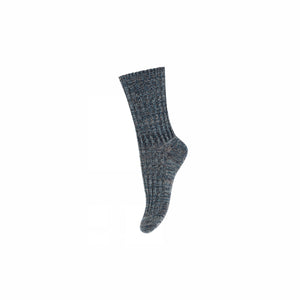 MP Woll-Slouch-Socken - All - Navy Melange | 100779 MP Noa Socks