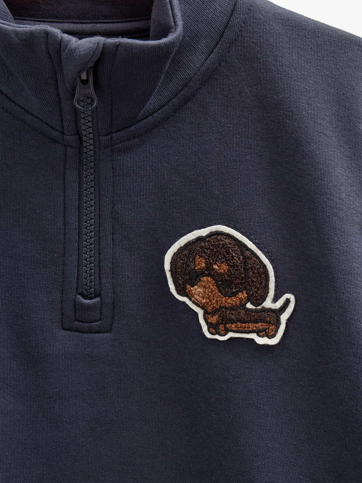 Sweatshirt mit halbem Reißverschluss - Kids - Navy | 100806 Tristan
