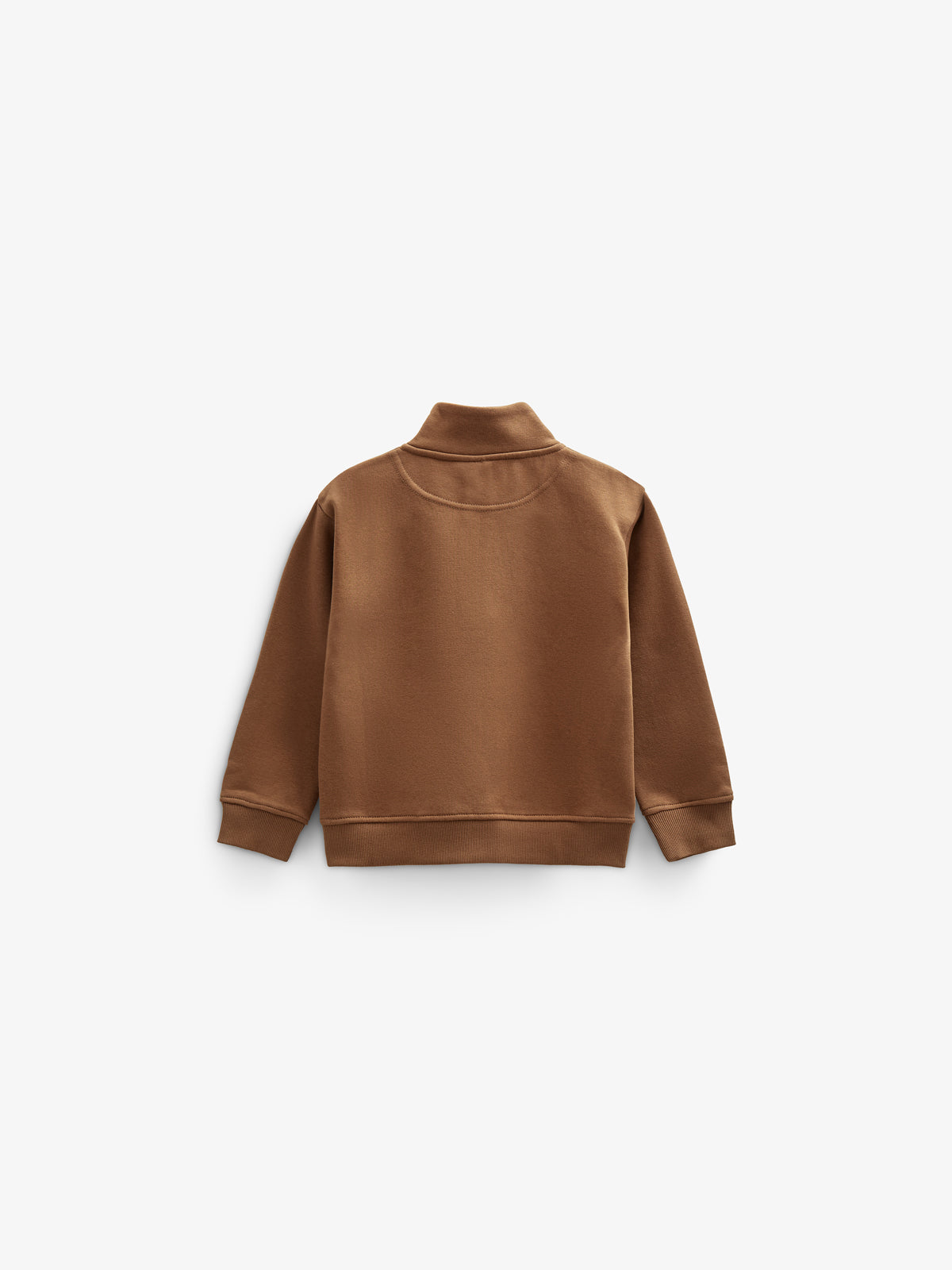 Sweatshirt mit halbem Reißverschluss - Kids - Coffee | 100808 Tristan