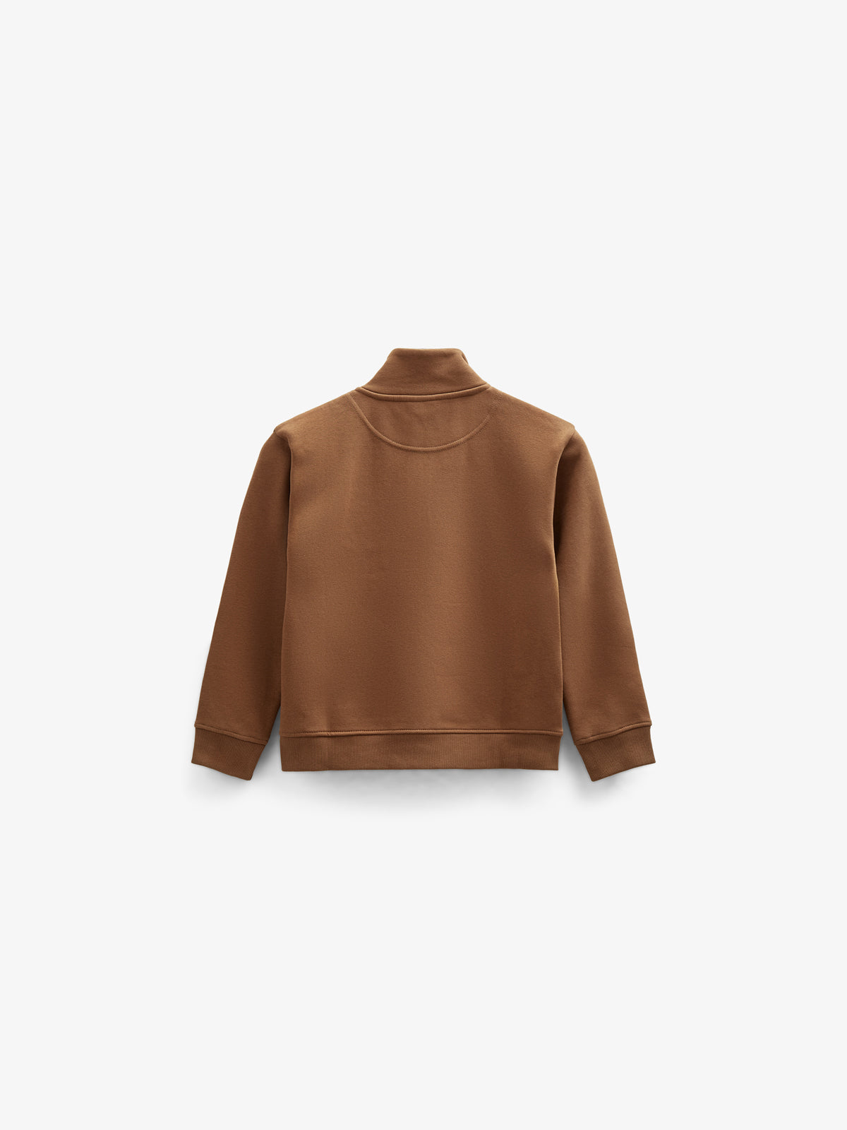 Sweatshirt mit halbem Reißverschluss - Tween - Coffee | 100809 Tristan