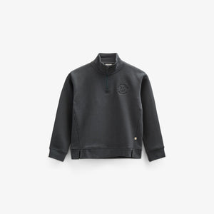 Sweatshirt mit halbem Reißverschluss - Tween - Forest Green | 100811 Tristan