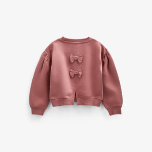 Sweatshirt mit Schleifendetail - Kids - Vintage Red | 100812 Ruth