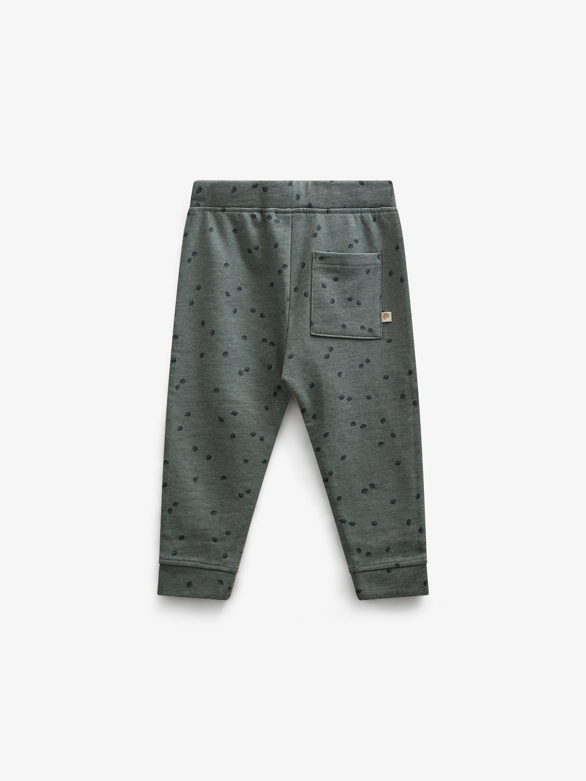 Jersey-Jogger mit Druck - Kids - Dark Green Melange | 100822 Tyler