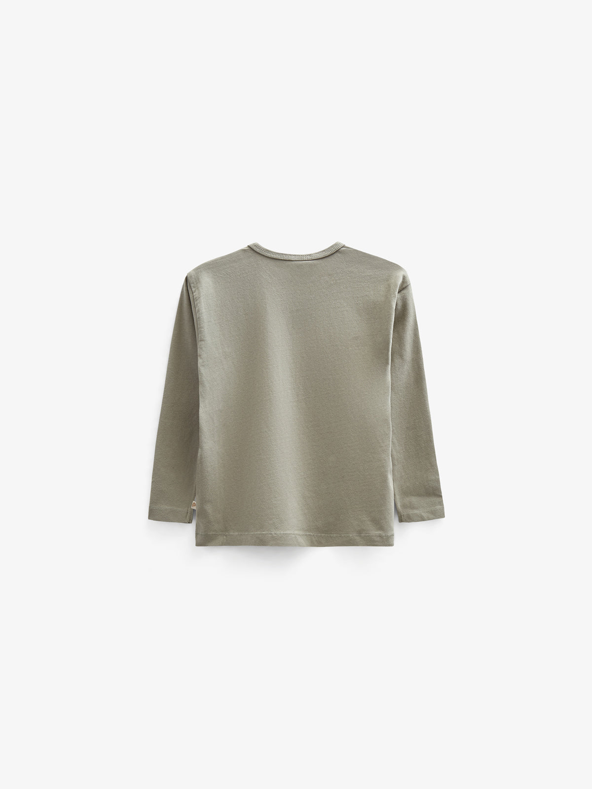 Langarm-T-Shirt mit Stickerei - Kids - Dusty Green | 100856 Brandon
