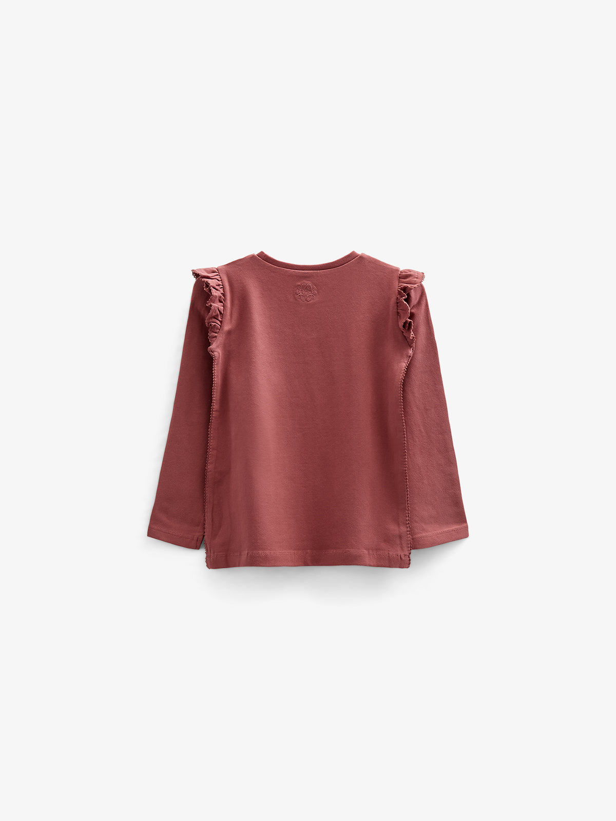 Rüschen-Jersey-Bluse - Tween - Vintage Red | 100861 Talia
