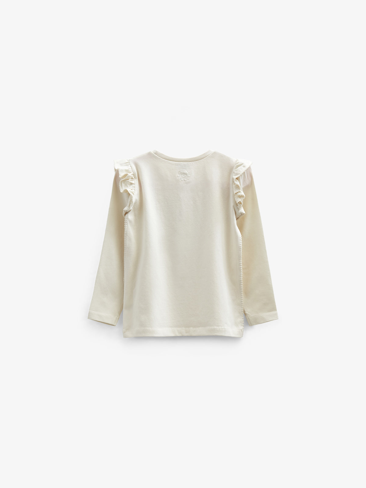 Rüschen-Jersey-Bluse - Tween - Off White | 100863 Talia