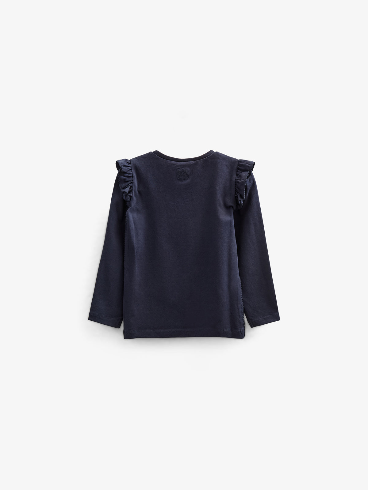 Rüschen-Jersey-Bluse - Tween - Navy | 100865 Talia