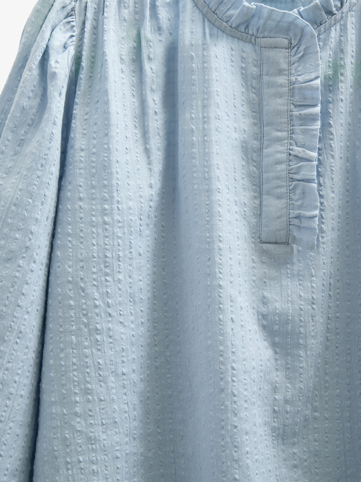 Baumwollbluse mit Knopfleiste - Tween - Light Blue | 100882 Claire