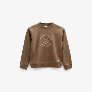 Sweatshirt mit Rundhalsausschnitt - Tween - Coffe Melange | 100891 Justin