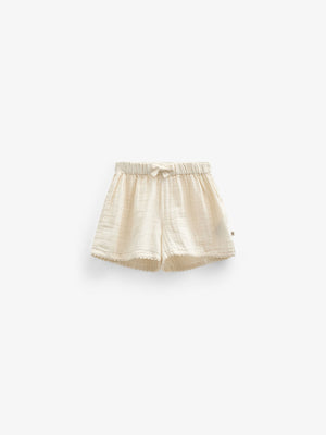 Gaze Shorts - Kids - Off White | 100924 Jasmine