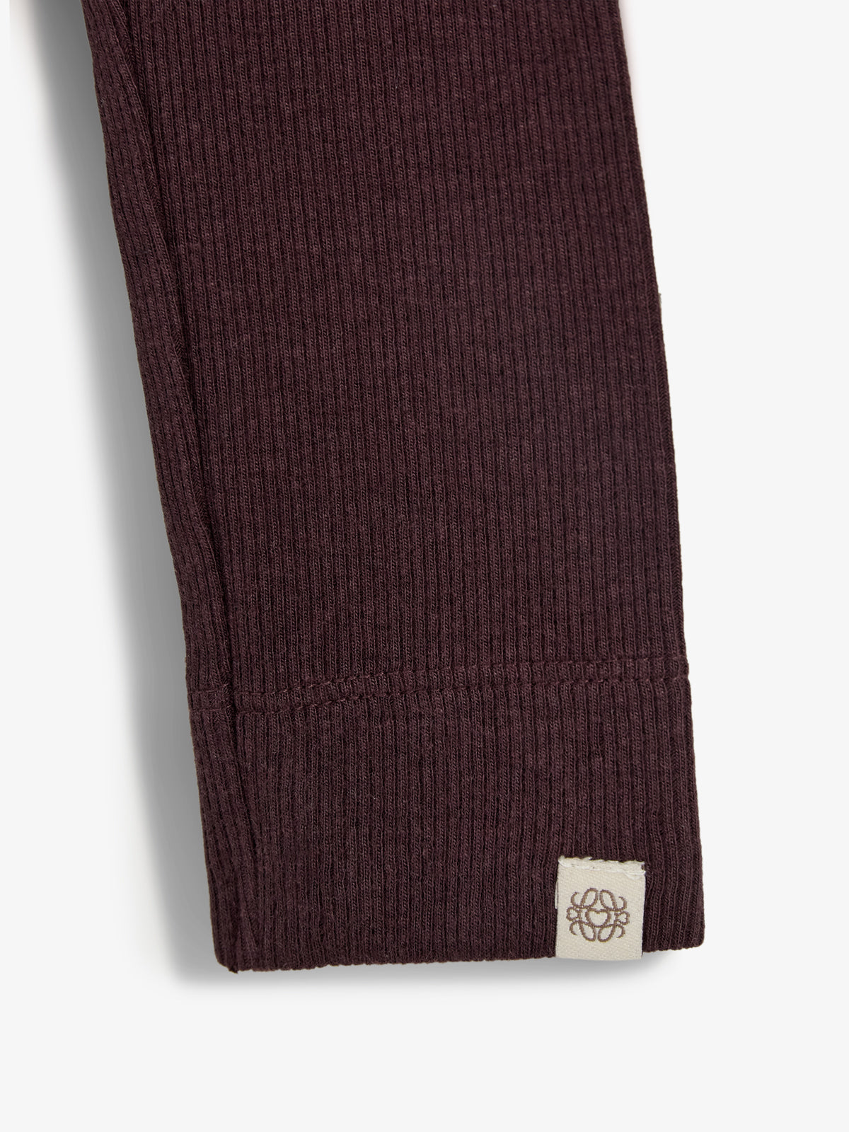 Basic Modal-Ripp-Leggings - Little - Dark Purple
