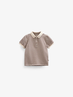 Gestreiftes Jersey-Poloshirt - Kids - Brown | 101004 Emmie
