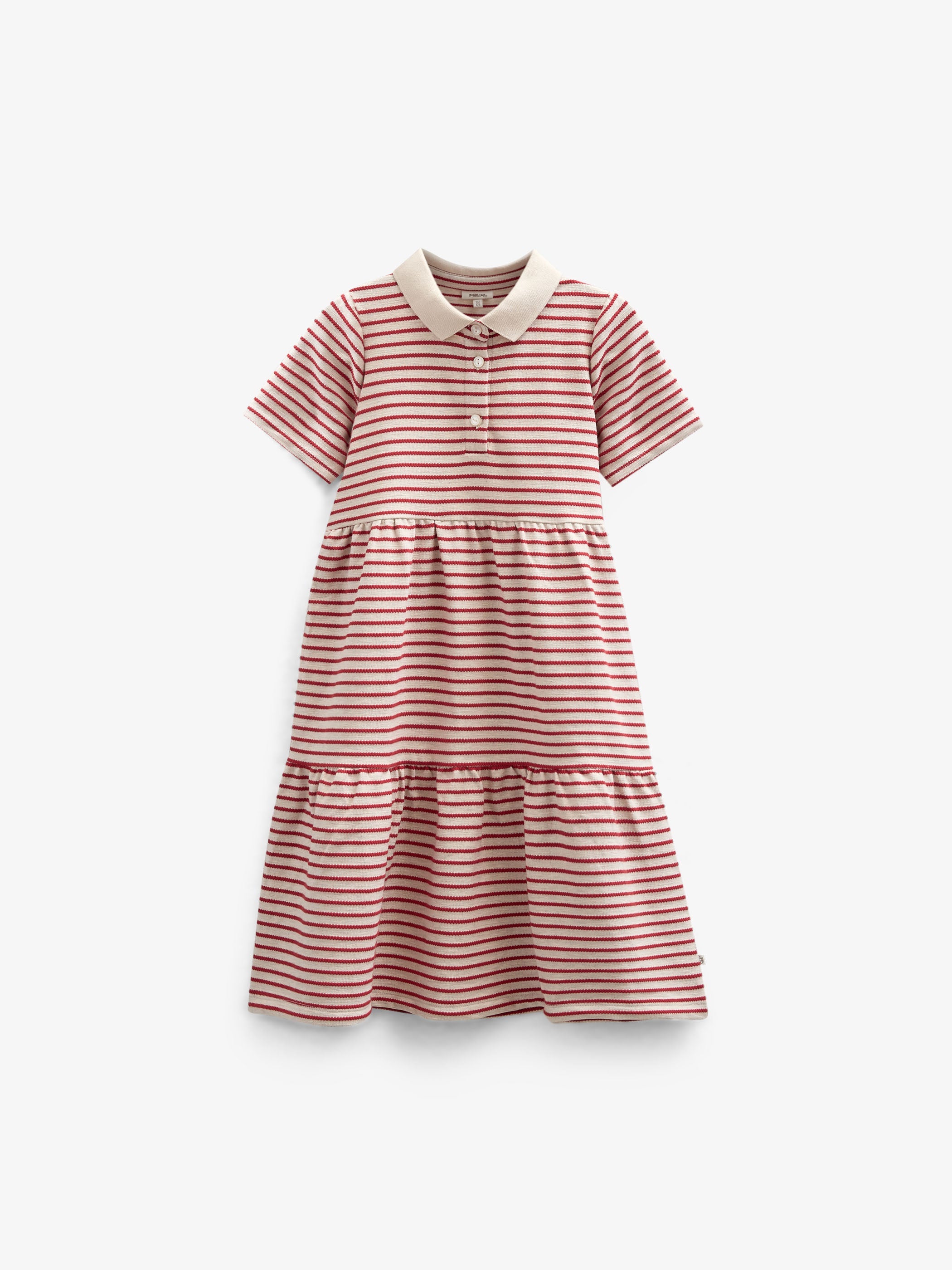 Gestreiftes Jersey-Kleid - Tween - Cherry Red | 101009 Emmie