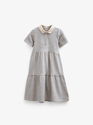 Gestreiftes Jersey-Kleid - Kids - Blue | 101012 Emmie
