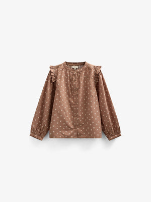 Bedruckte Popeline-Hemdbluse - Kids - Coconut | 101057 Camilla