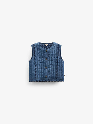 Gesteppte Denimweste - Tween - Blue Denim | 101083 Isabella