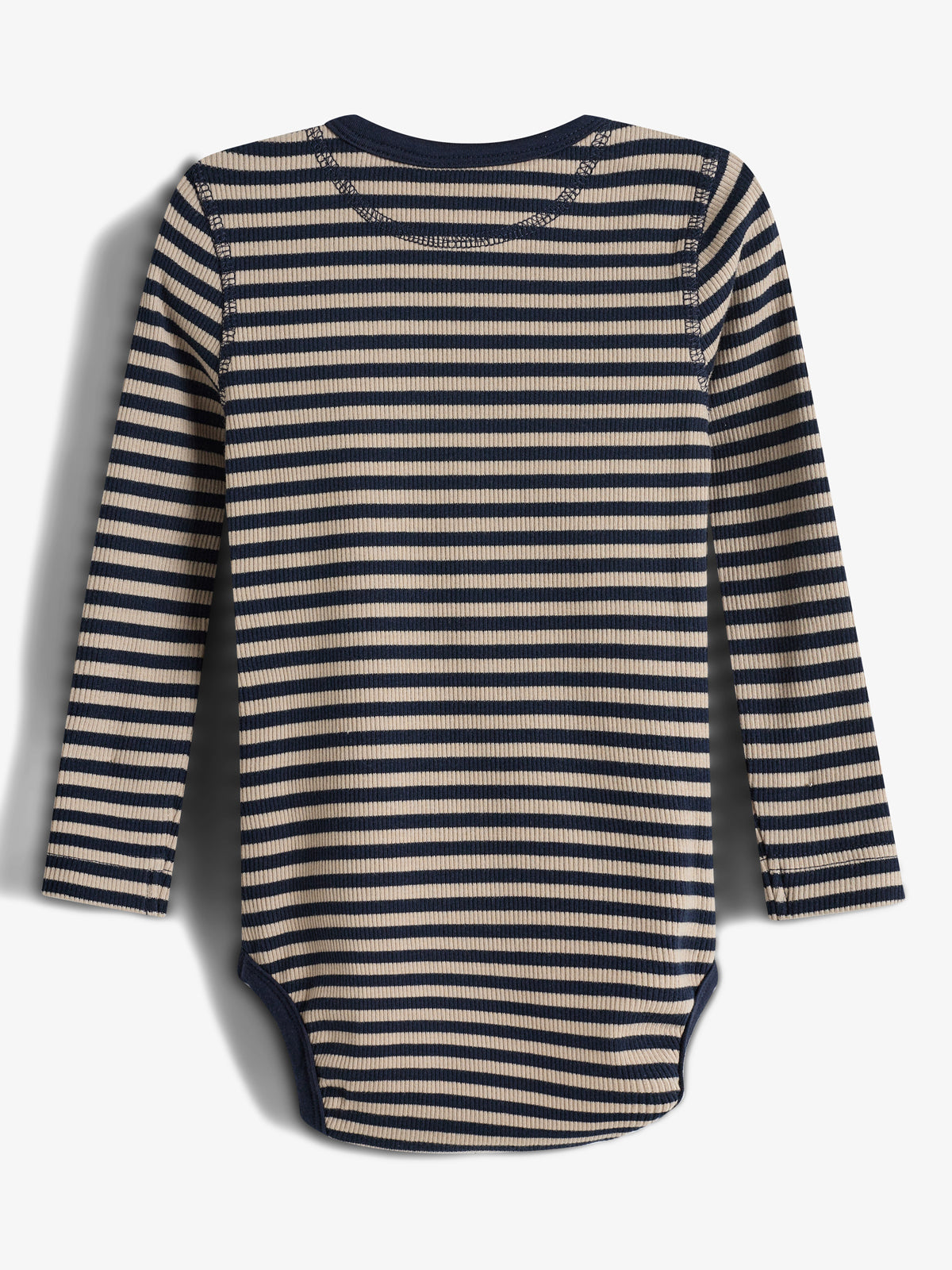 Gestreifter Basic-Ripp-Body - Little - Navy/Beige