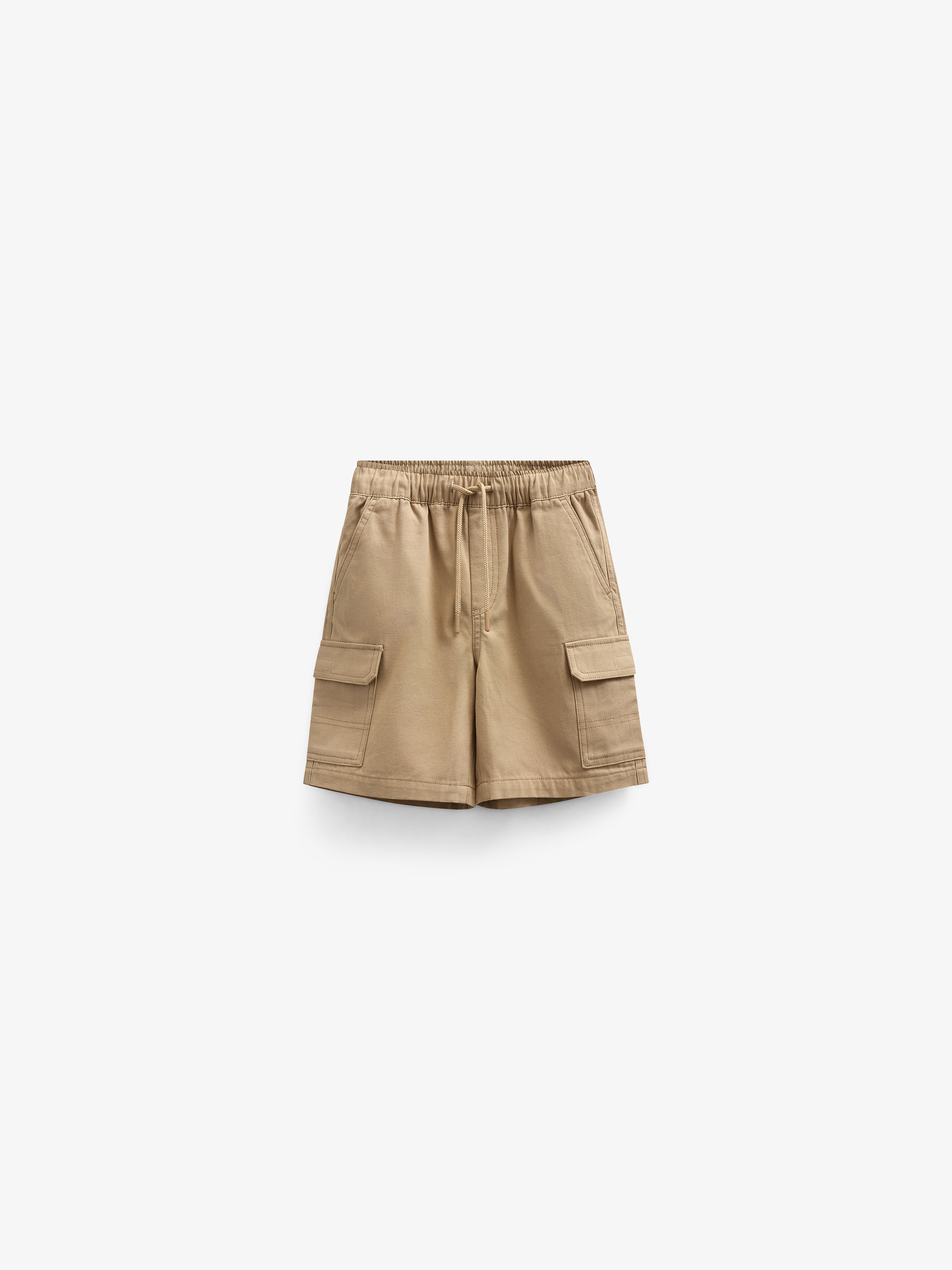 Canvas Cargo-Shorts - Tween - Khaki | 101121 Isack