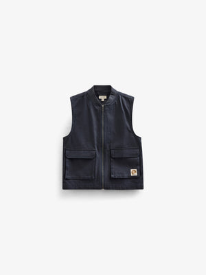 Canvas Cargo Weste - Kids - Navy | 101130 Isack