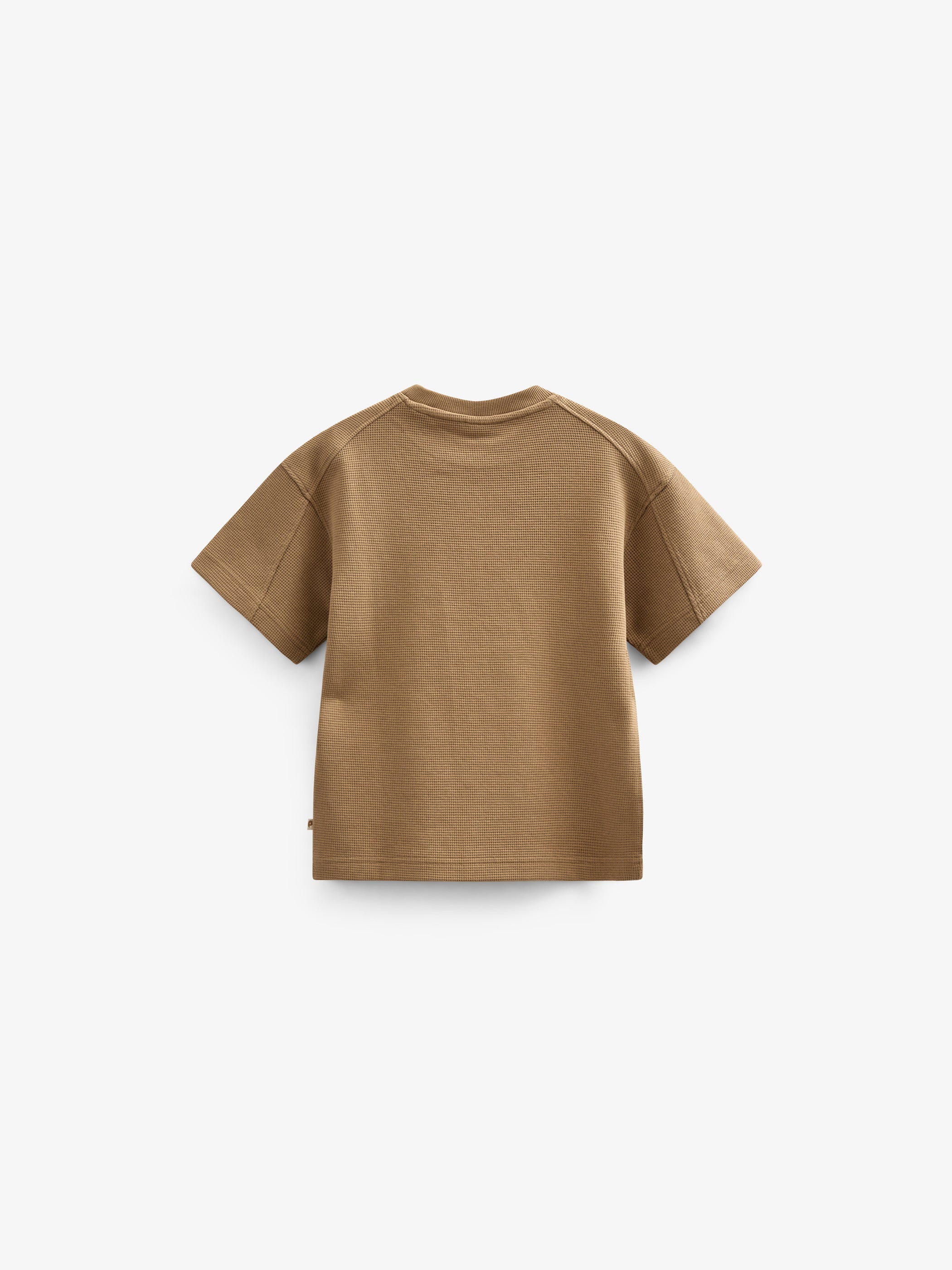 Waffel T-Shirt - Kids - Khaki | 101148 Evan